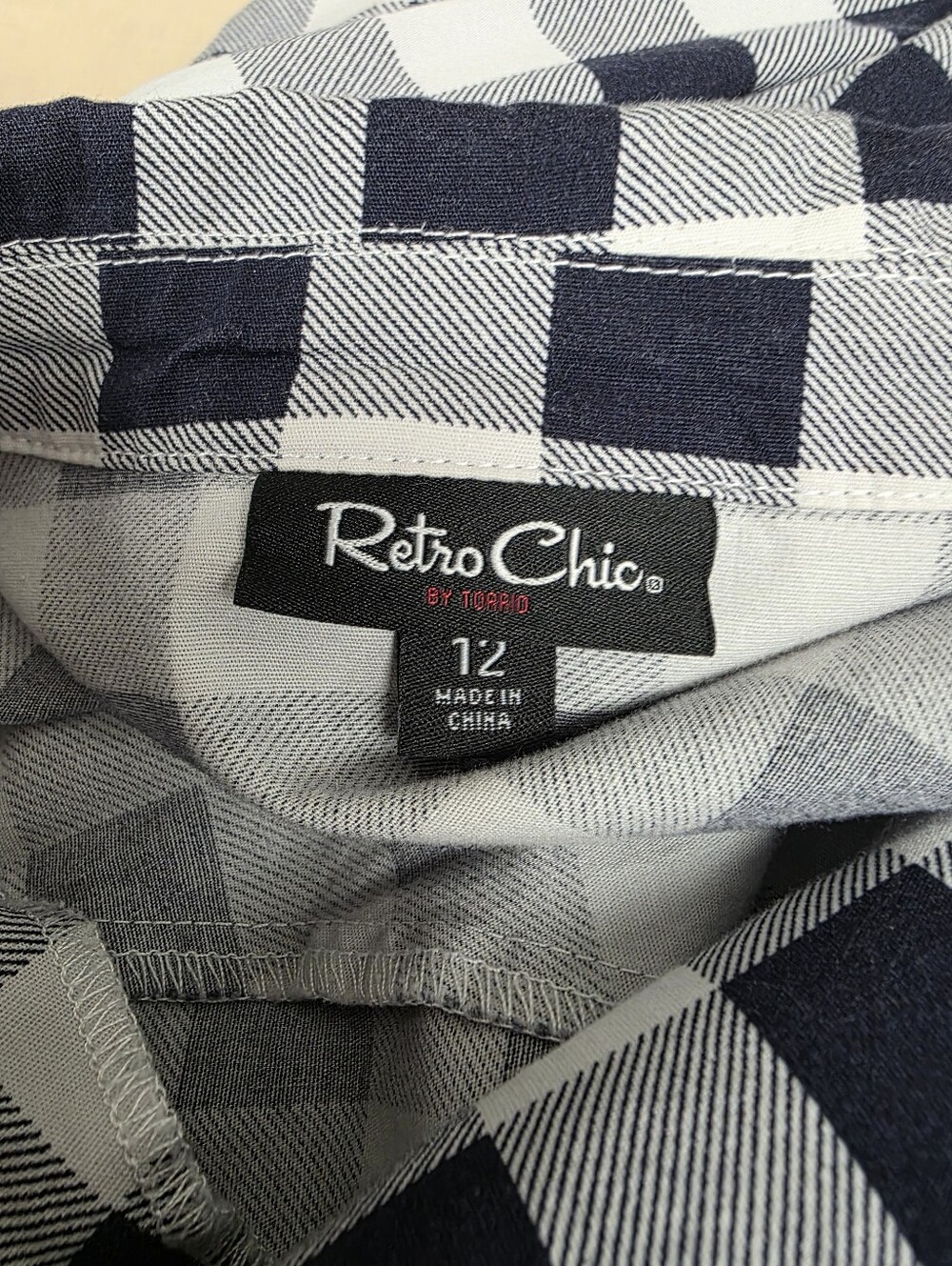 Torrid Retro Chic Blue Plaid Dress Size 12 - Picture 5 of 6